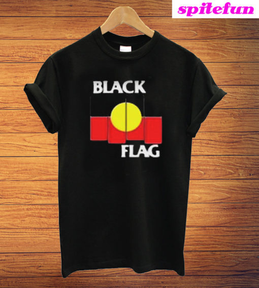 Black Flag x Aboriginal Flag T-Shirt