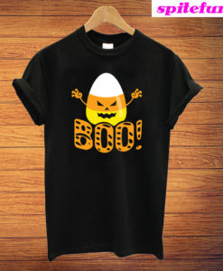 Boo Scary Candy Corn Funny Halloween T-Shirt