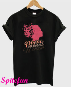 Butterflies Phenomenal Woman T-Shirt