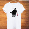 Cat What Funny Black Cat T-Shirt