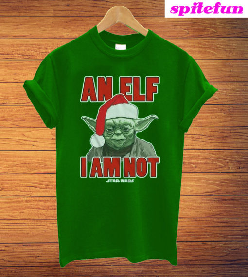 Christmas Yoda Elf I Am Not Graphic T-Shirt