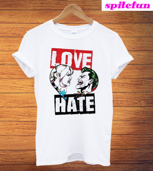 DC Comics Love Hate Harley and Joker T-Shirt