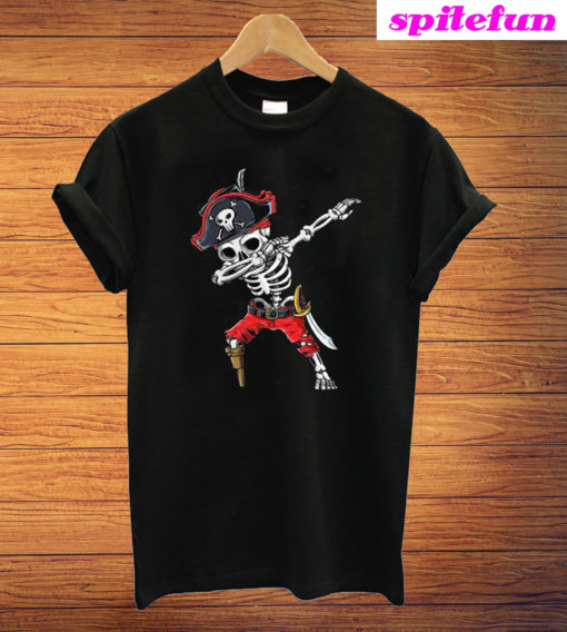 Dabbing Skeleton Pirate T-Shirt