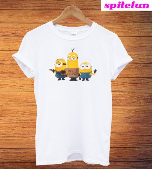 Despicable Me Minions I'm with Stupid T-Shirt