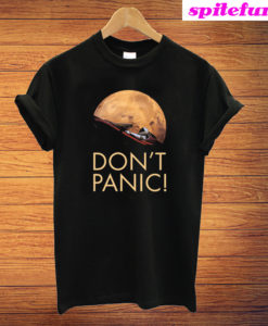 Don't Panic At Mars Starman Car T-Shirt