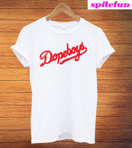 Dopeboys - LA Dodgers Parody City Of Angels Nipsey Hussle N.W.A T-Shirt