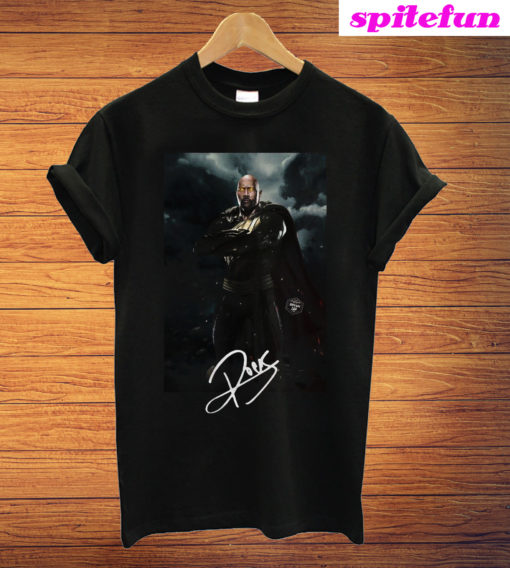 Dwayne Johnson The Rock Black Adam Signature T-Shirt