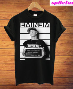 Eminem Wanted Slim Shady Detroit Black T-Shirt