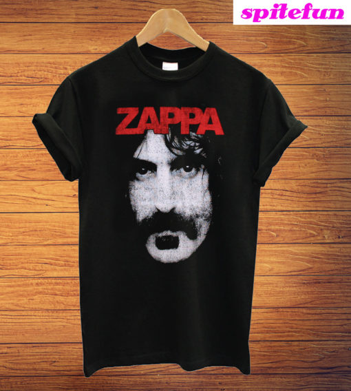 Frank Zappa Face Black T-Shirt