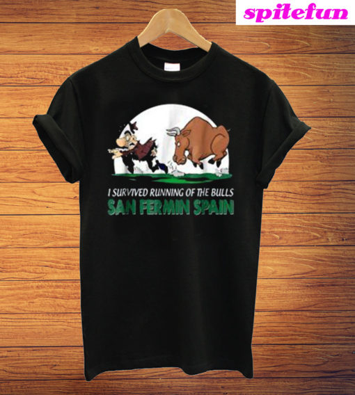 Funny Running of the Bulls T-Shirt