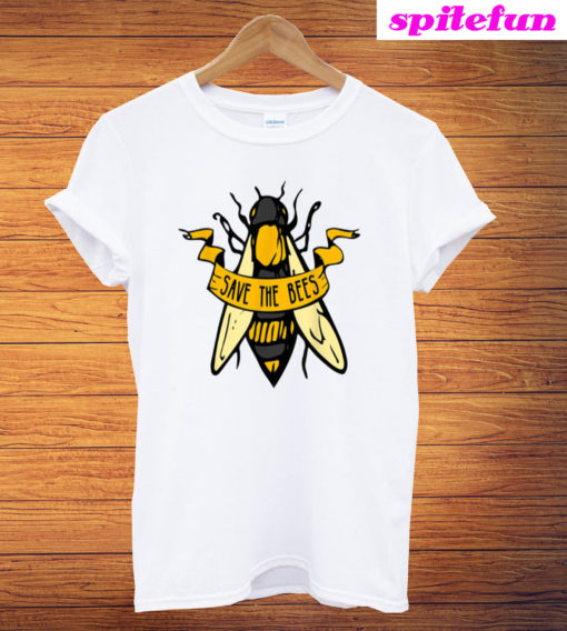 Global Warming Fight Climate Change Save The Bees T-Shirt