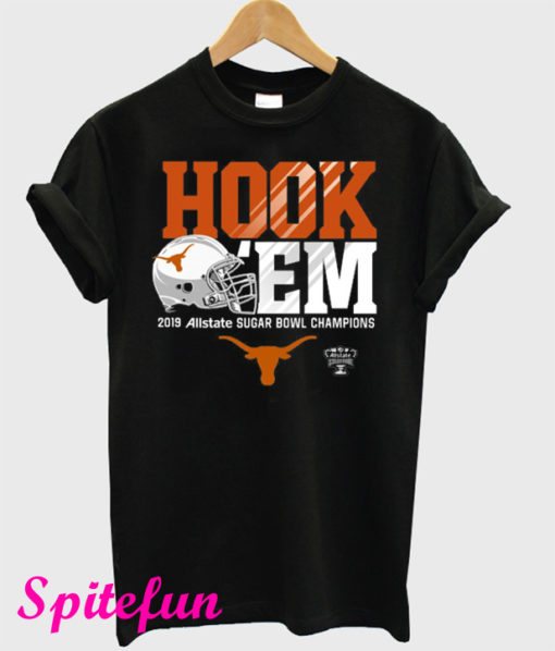 Hook 'Em Texas Longhorns 2019 Sugar Bowl Champions T-Shirt