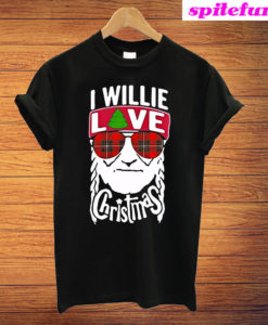 I Willie Love Christmas Willie Nelson T-Shirt