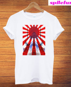 Japan Samurai Spirit Rising Sun Flag T-Shirt