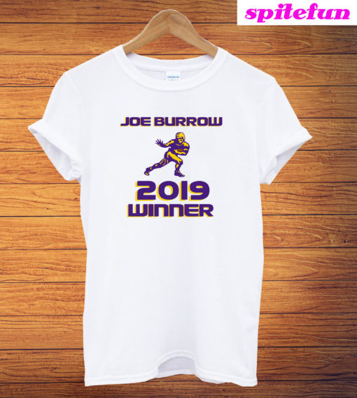 Joe Burrow Burreaux Heisman Trophy QB 9 T-Shirt