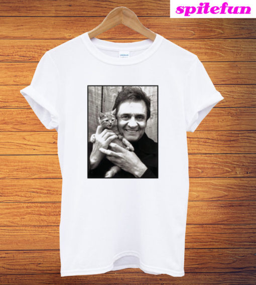 Johnny Cash Kitten T-Shirt