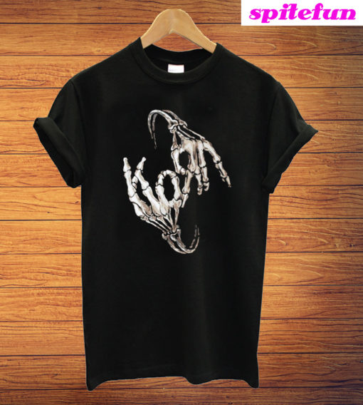 Korn Band Skeleton Sign Bone Logo T-Shirt