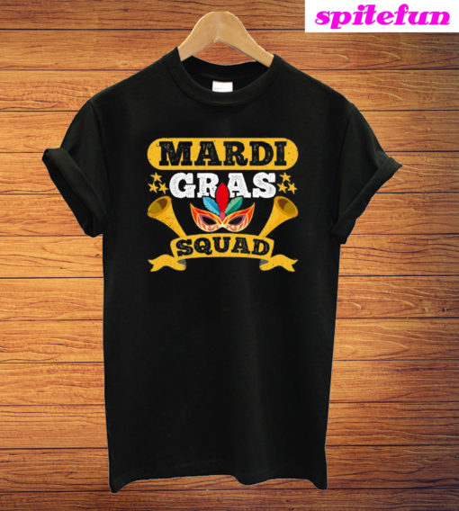 Mardi Gras Squad Fat Tuesday T-Shirt