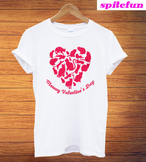 Meowy Valentine's Day T-Shirt