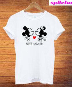 Mr. Hubby And Mrs. Wifey Disney Mickey Mouse T-ShirtMr. Hubby And Mrs. Wifey Disney Mickey Mouse T-Shirt