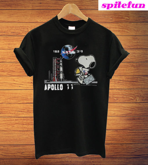 Nasa 1969 2019 Apollo 11 Astronaut Snoopy T-Shirt