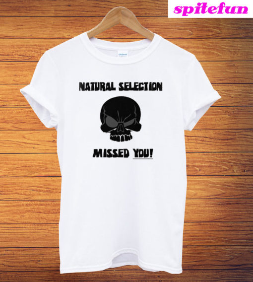 Natural Selection Skull T-Shirt