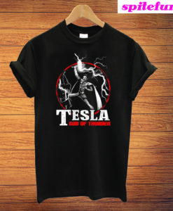 Nikola Tesla Shirts Tesla God Of Thunder T-Shirt