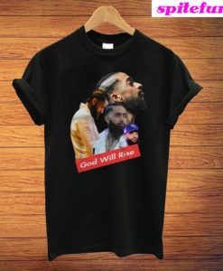 Nipsey Hussle Unisex God Will Rise T-Shirt