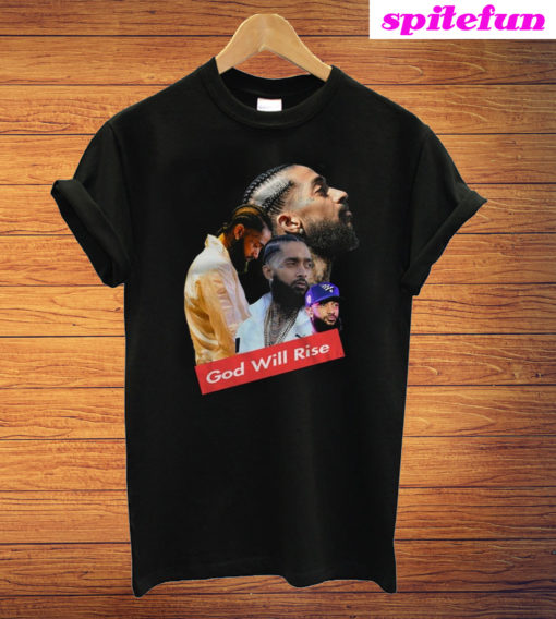 Nipsey Hussle Unisex God Will Rise T-Shirt