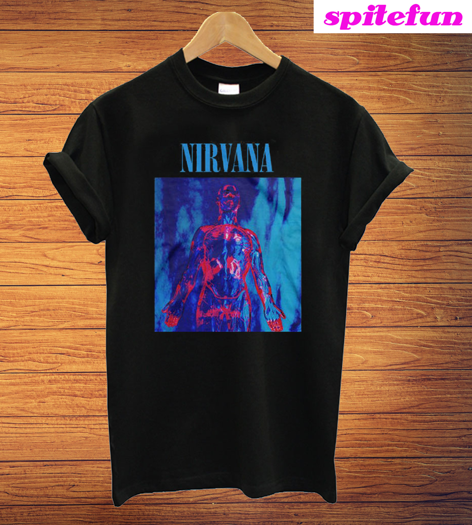 nirvana sliver t shirt