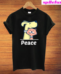 Peace Together Love Pets Cat Mom Dog Mom T-Shirt