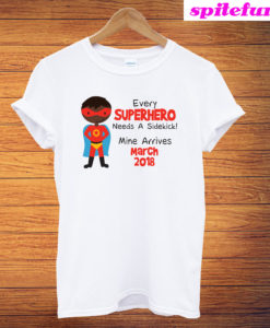 Personalised Superhiro Sidekick Big Brother T-Shirt