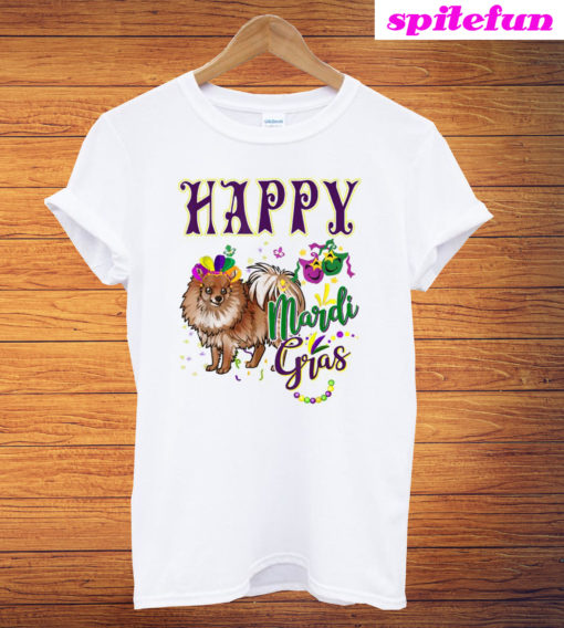 Pomeranian Mardi Gras T-Shirt