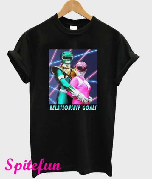 Relationship Goals Mighty Morphin Power Rangers T-Shirt