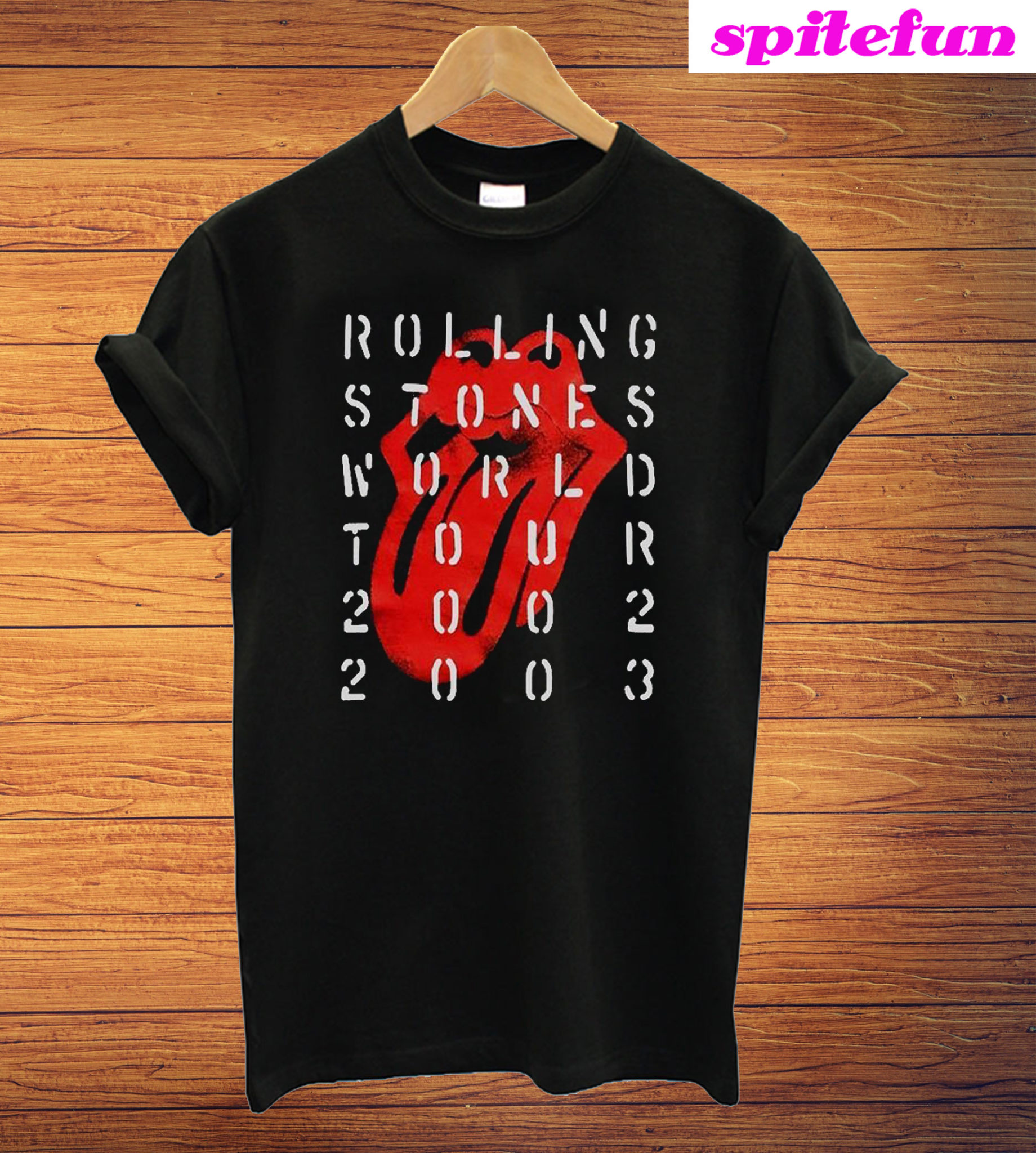 rolling stones world tour t shirt