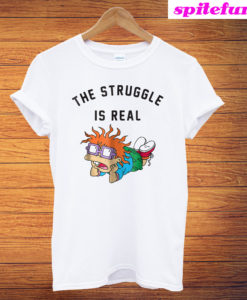 Rugrats Chuckie Finster Struggle Is Real T-Shirt