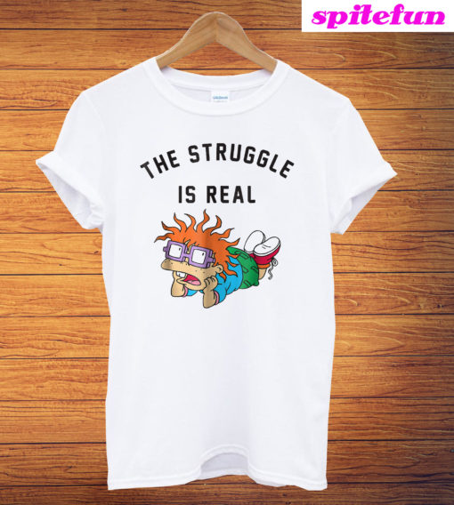 Rugrats Chuckie Finster Struggle Is Real T-Shirt