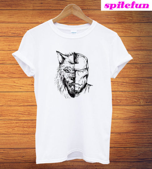 Stark Wolf Iron Man T-Shirt
