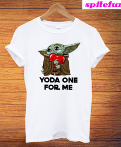 The Mandalorian Heart Love Baby Yoda One For Me T-Shirt