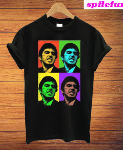 Tony Montana Colorful Scarface Art T-Shirt