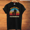 Vintage Dad Of Girls Outnumbered Father Day T-Shirt