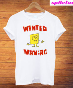 Vintage Spongebob Wanted Maniac T-Shirt