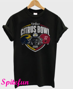 Vrbo Citrus Bowl Michigan Wolverines and Alabama Crimson Tide 2020 T-Shirt