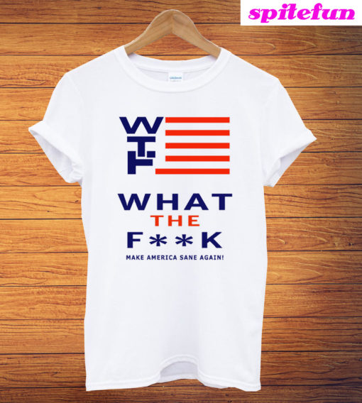 WTF Trump Pence Never Again In 2020 T-Shirt