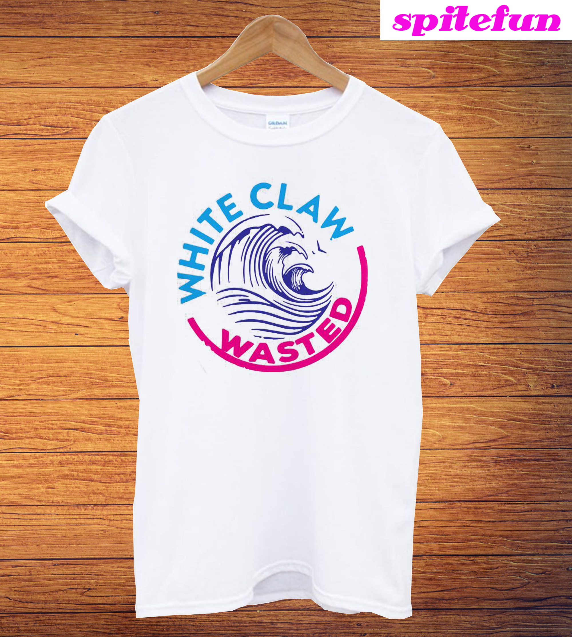 white claw wasted shirt