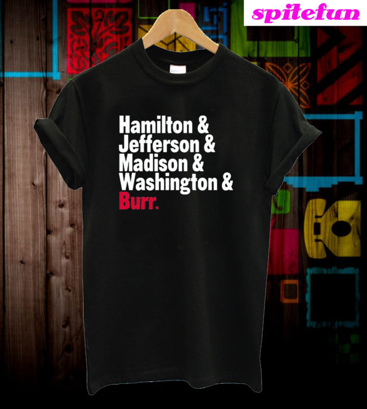 hamilton names t shirt