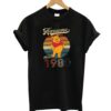 Custom Awesome Since 1980 Pooh T-Shirt