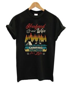 Husband And Wife Camping Partners For Life T-Shirt