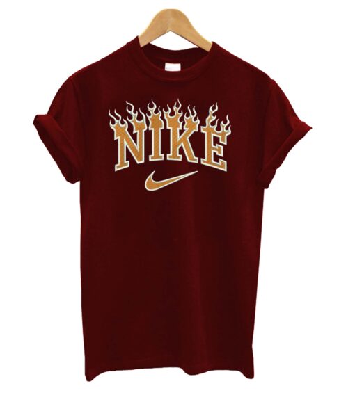 Nike Flame Embroidery T-Shirt