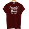 Promoted to Daddy EST 2021 T-shirt